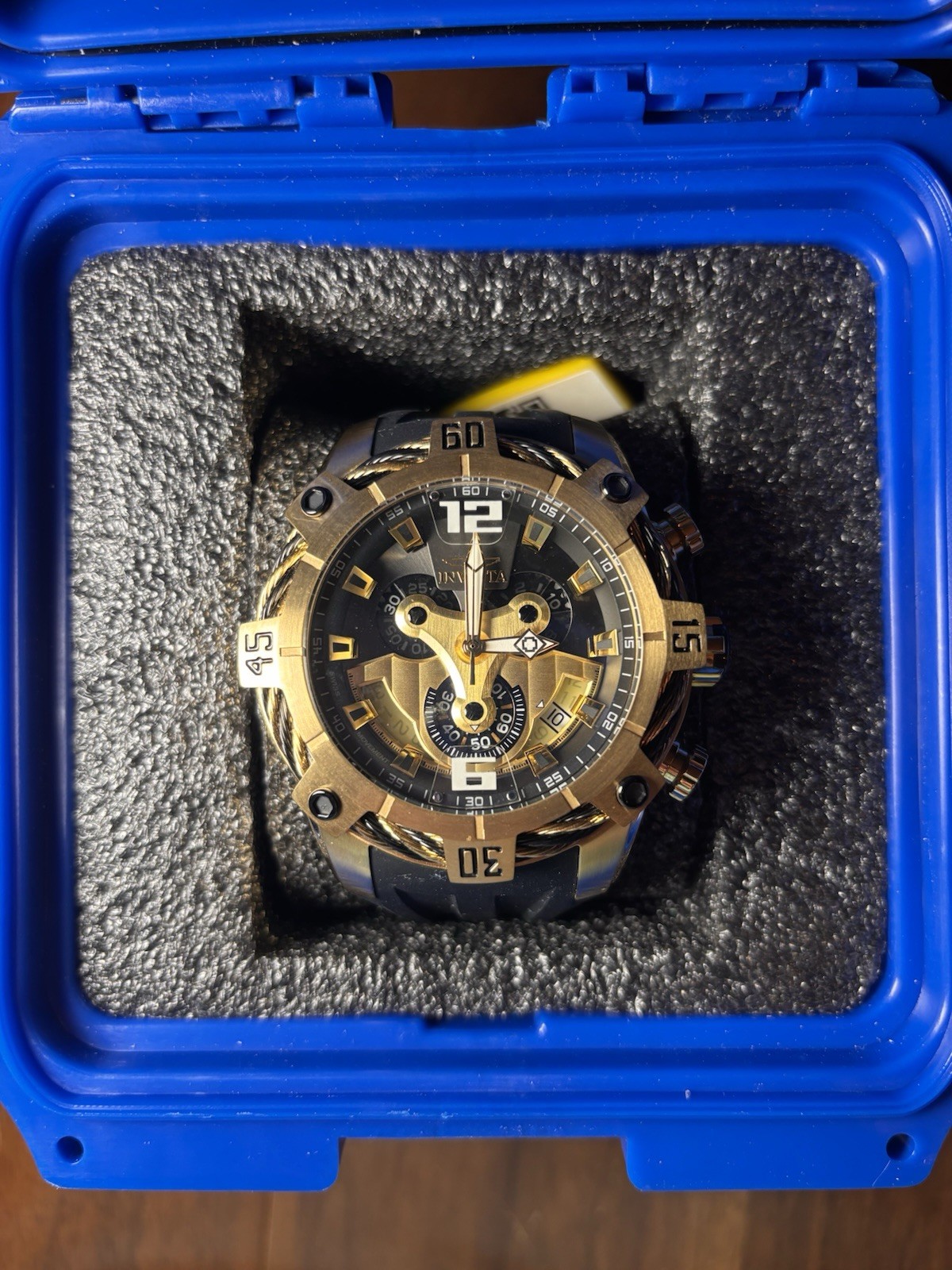 Invicta Bolt Men’s 52mm Watch w/ Protective Box