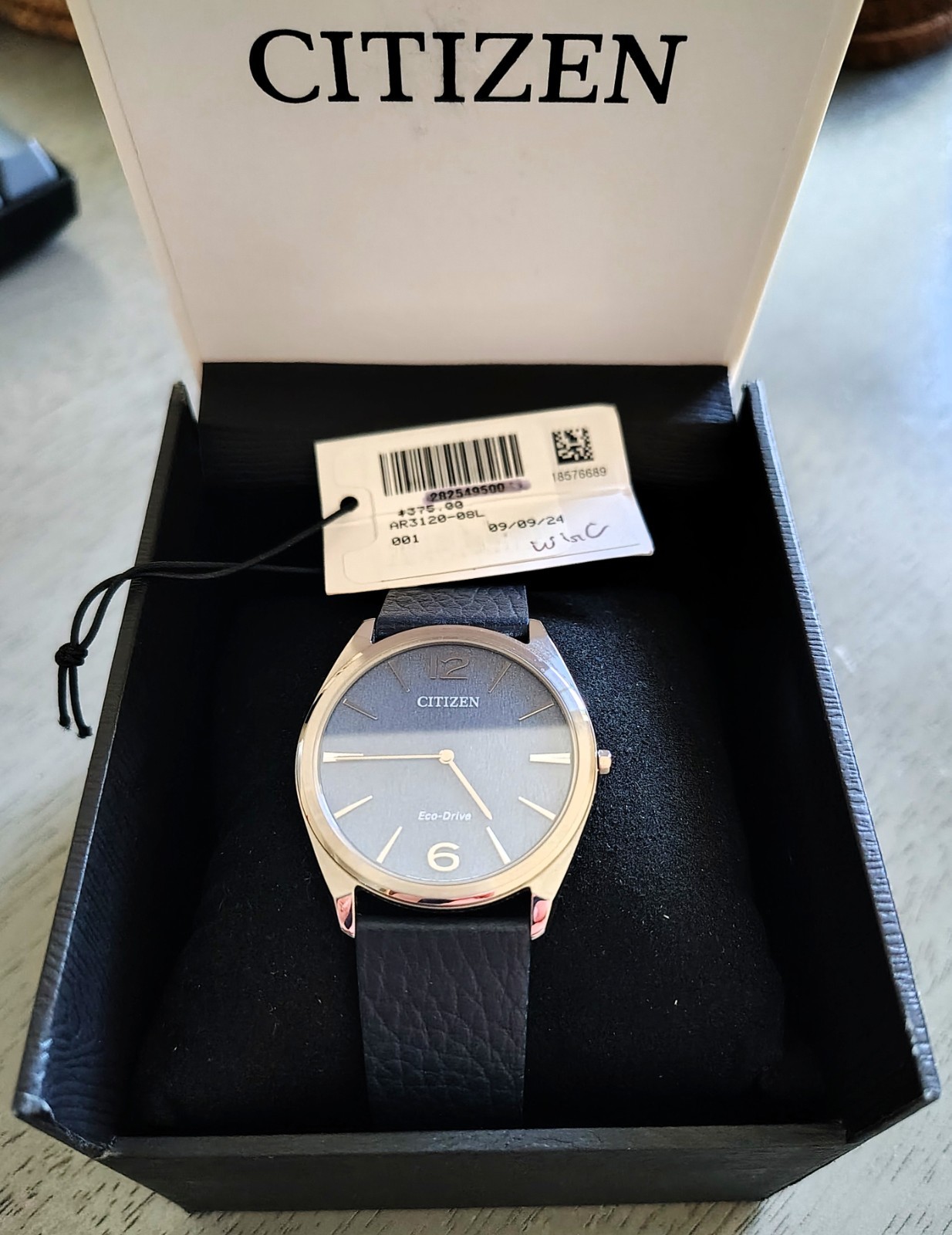 Citizen Unisex Sapphire Crystal Solar Eco-Drive Suratto Watch 38 MM AR3120-08L