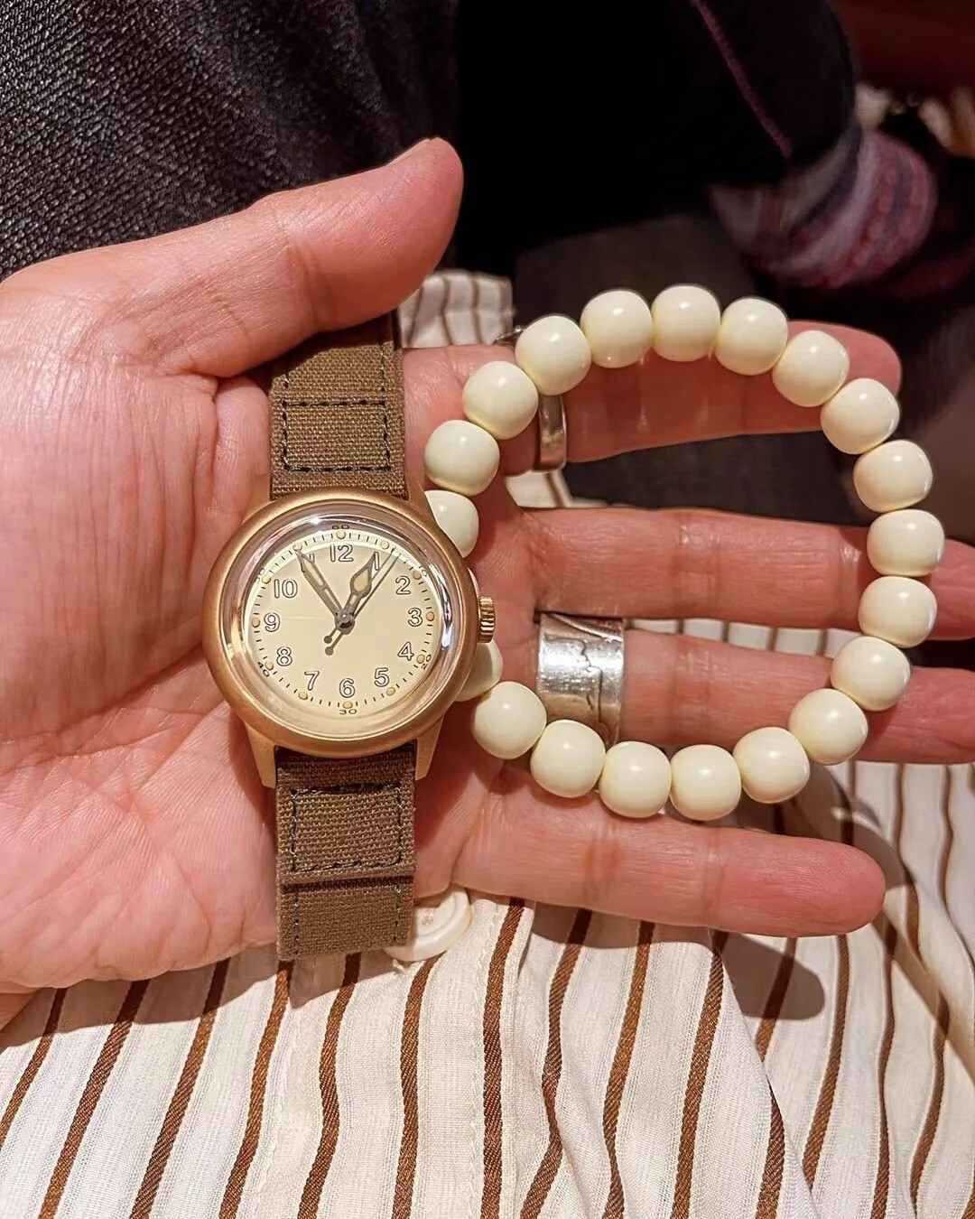 THORN Classic Military A-11 CuSn8 Bronze NH35 Automatic 200m Watch 36mm A11 Ti