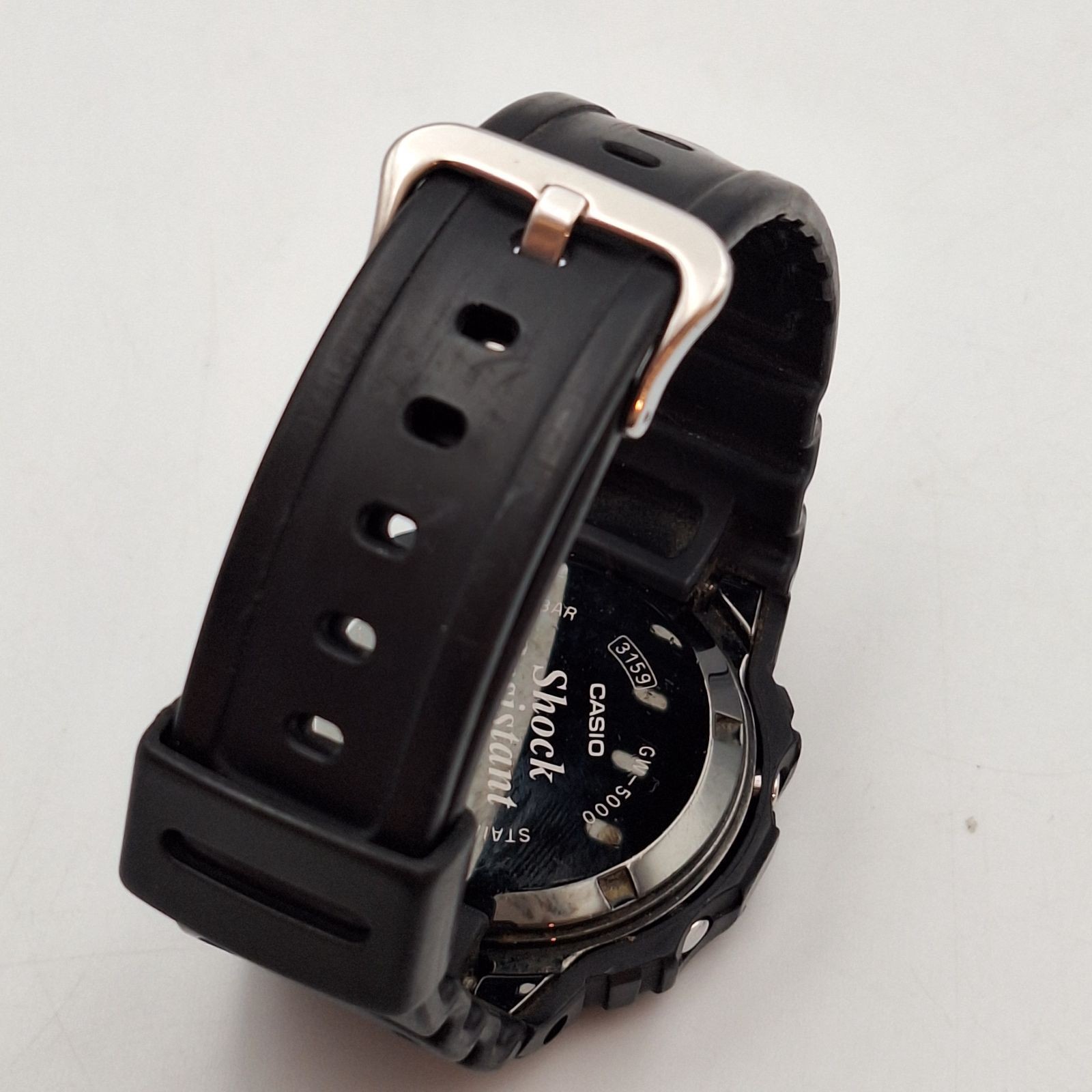 CASIO G-SHOCK GW-5000 Tough Solar Black Solar Radio Wave Watch Working Japan