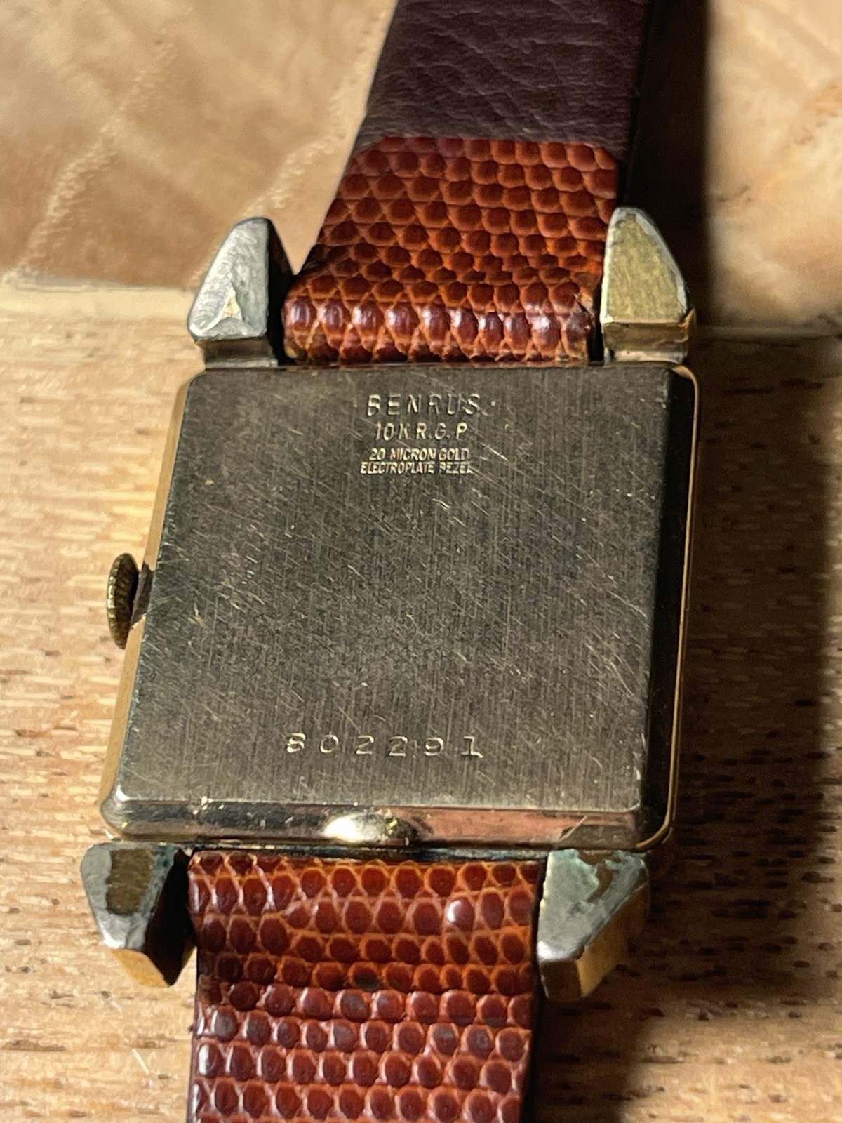 Rare Vintage Benrus Men’s Watch Manual Wind 10K RGP Working