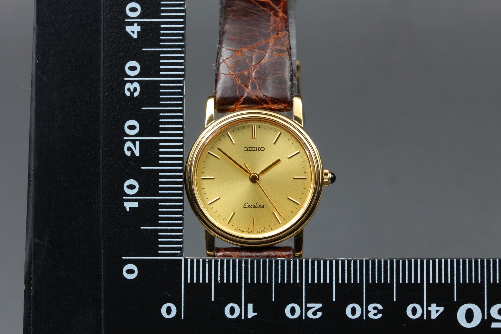 [Near MINT] Seiko Exceline 4N21-0180 Gold Quartz Womens Watch From JAPAN