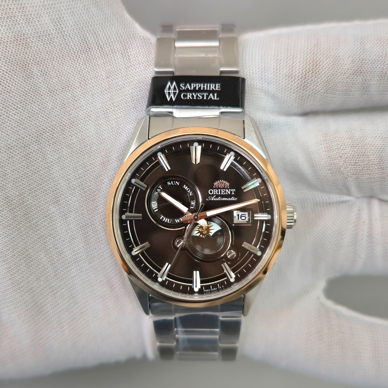 Orient Stretto RA-AK0313Y Sun & Moon Automatic 41.5mm New Full Set Men’s Watch