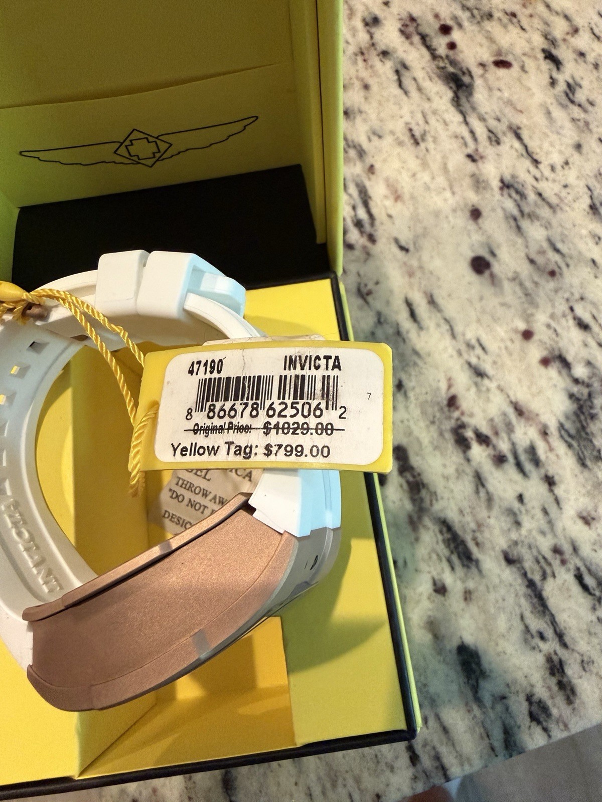 Invicta Racing Men’s Watch – 47mm, White (47190) Limited Edition 137/1000
