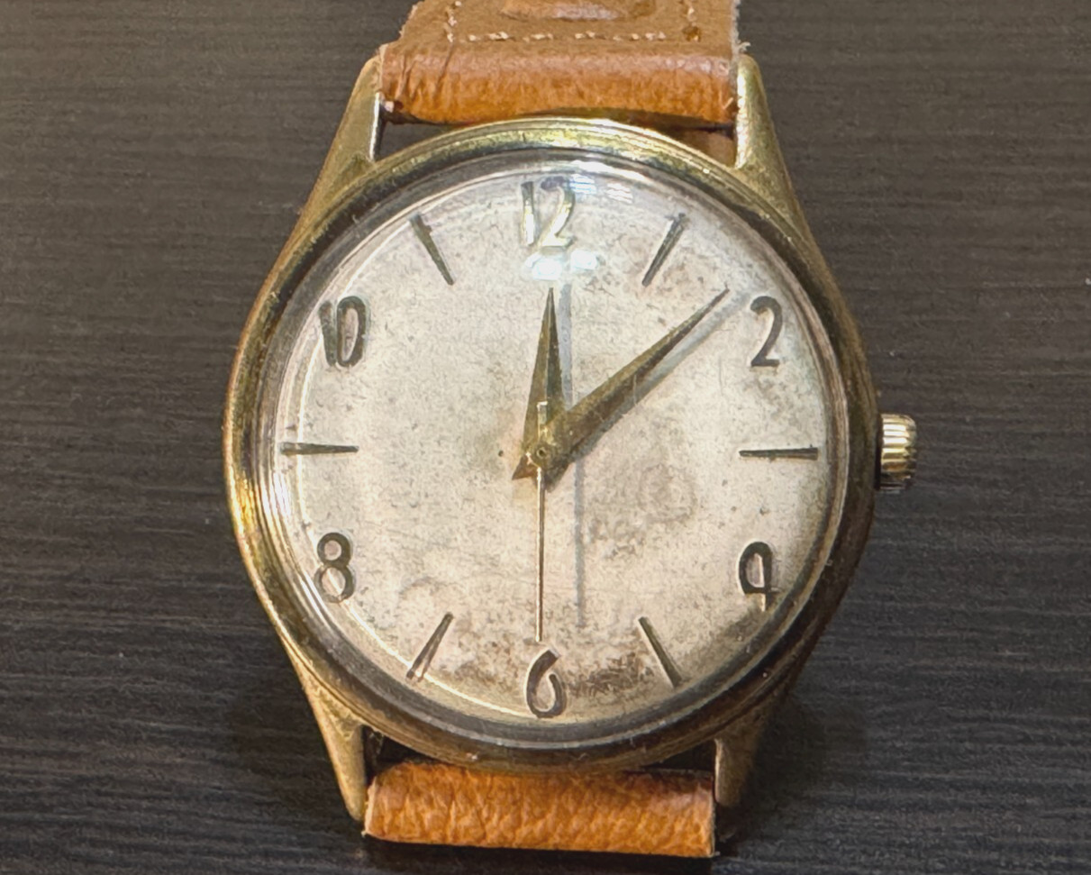 Vostok Watch Gold Plated AU Soviet Vintage Wriswatch Wostok