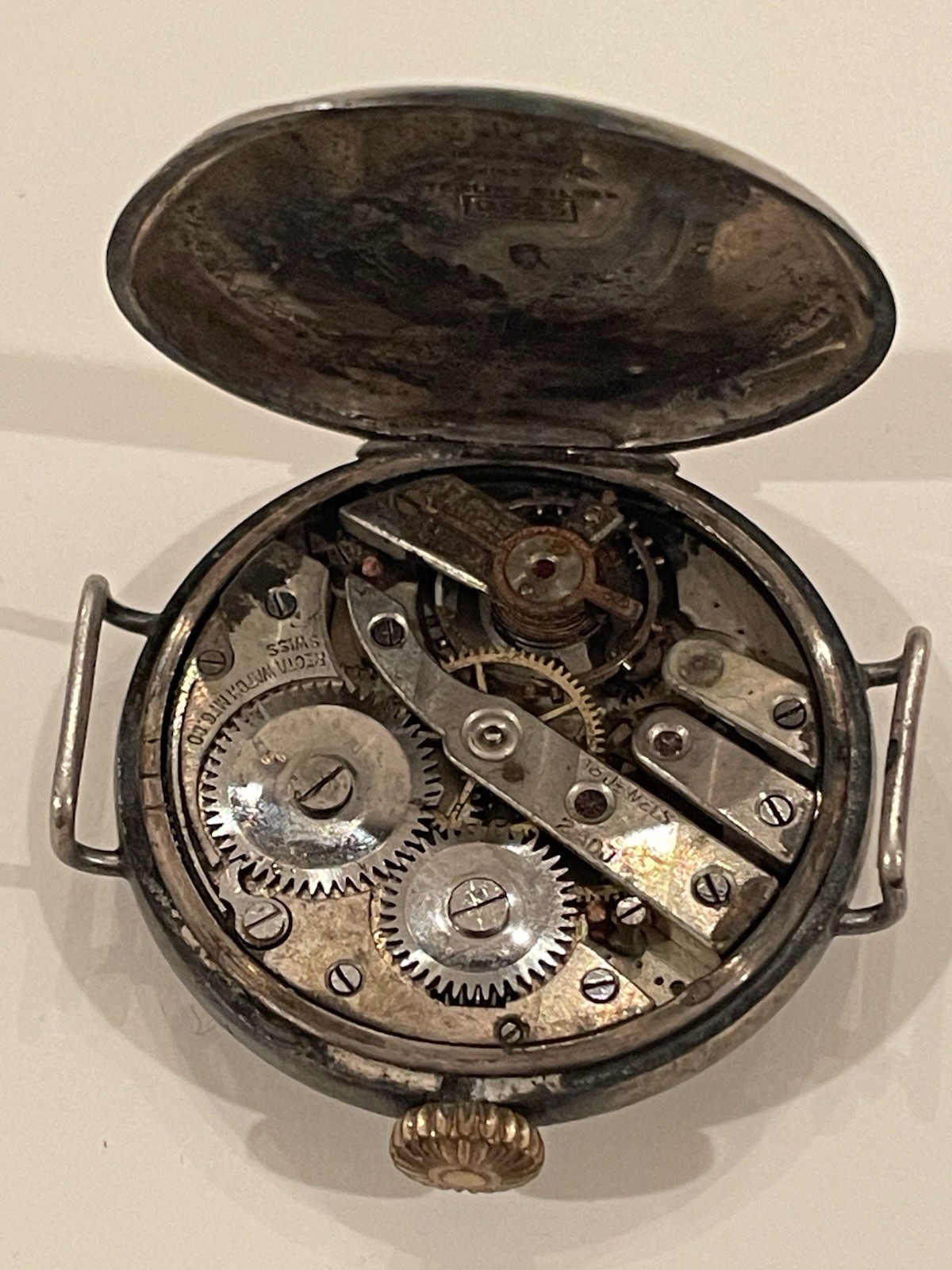 World War I WWI Era Trench Sterling Silver Watch – PARTS