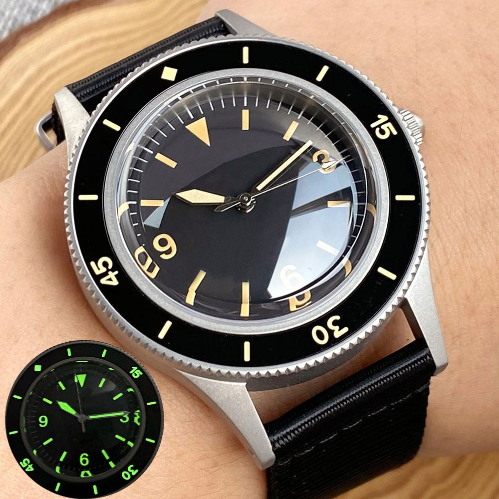 40mm Automatic 200M Dive Men Watch Miyota 8215 Domed Sapphire Luminous Montres