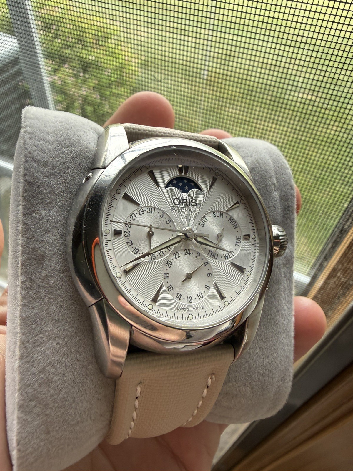 Oris Artelier 7546 40.5mm Automatic Moonphase Day-Date – 4 Straps