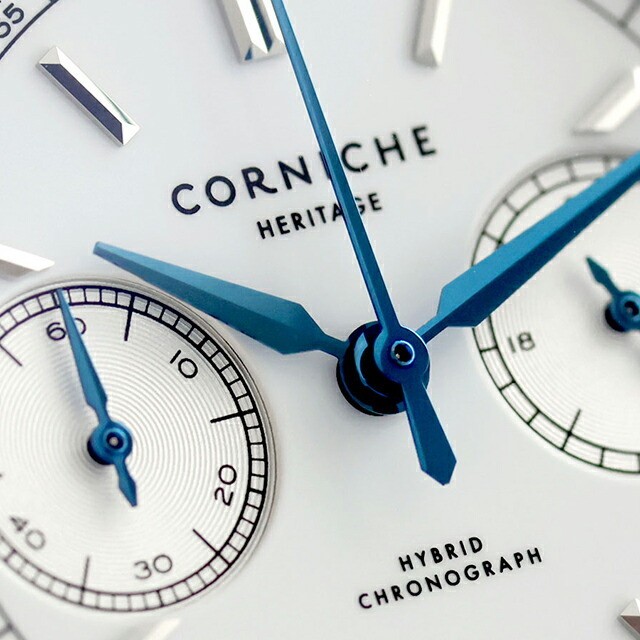 [B1Y] Corniche Heritage Quartz Battery Powered Chronograph CW HC SWB [n4s]