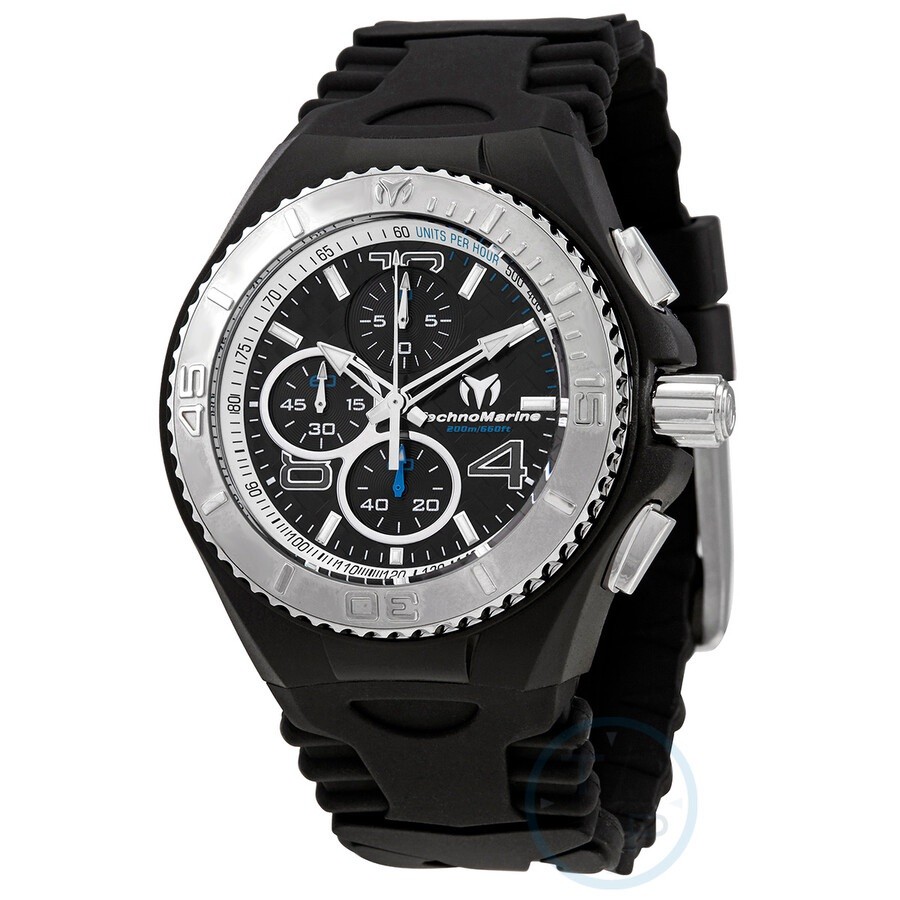 NEW IN BOX TechnoMarine Cruise JellyFish Black Watch TM-115110, 46mm, RSP $349