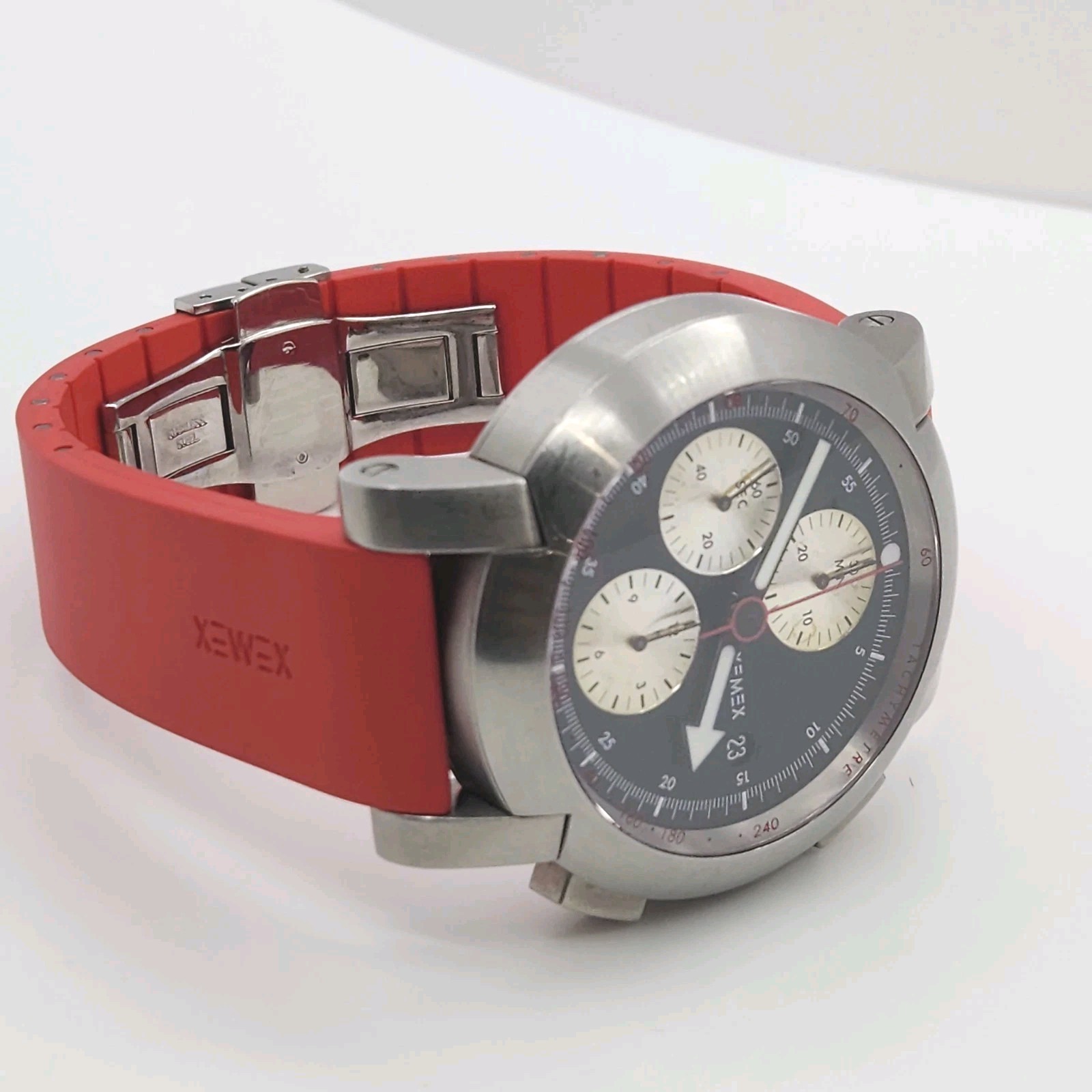 XEMEX Speedway Automatic Chronograph Red Ltd Edition ETA 7750 Men’s Watch Mint