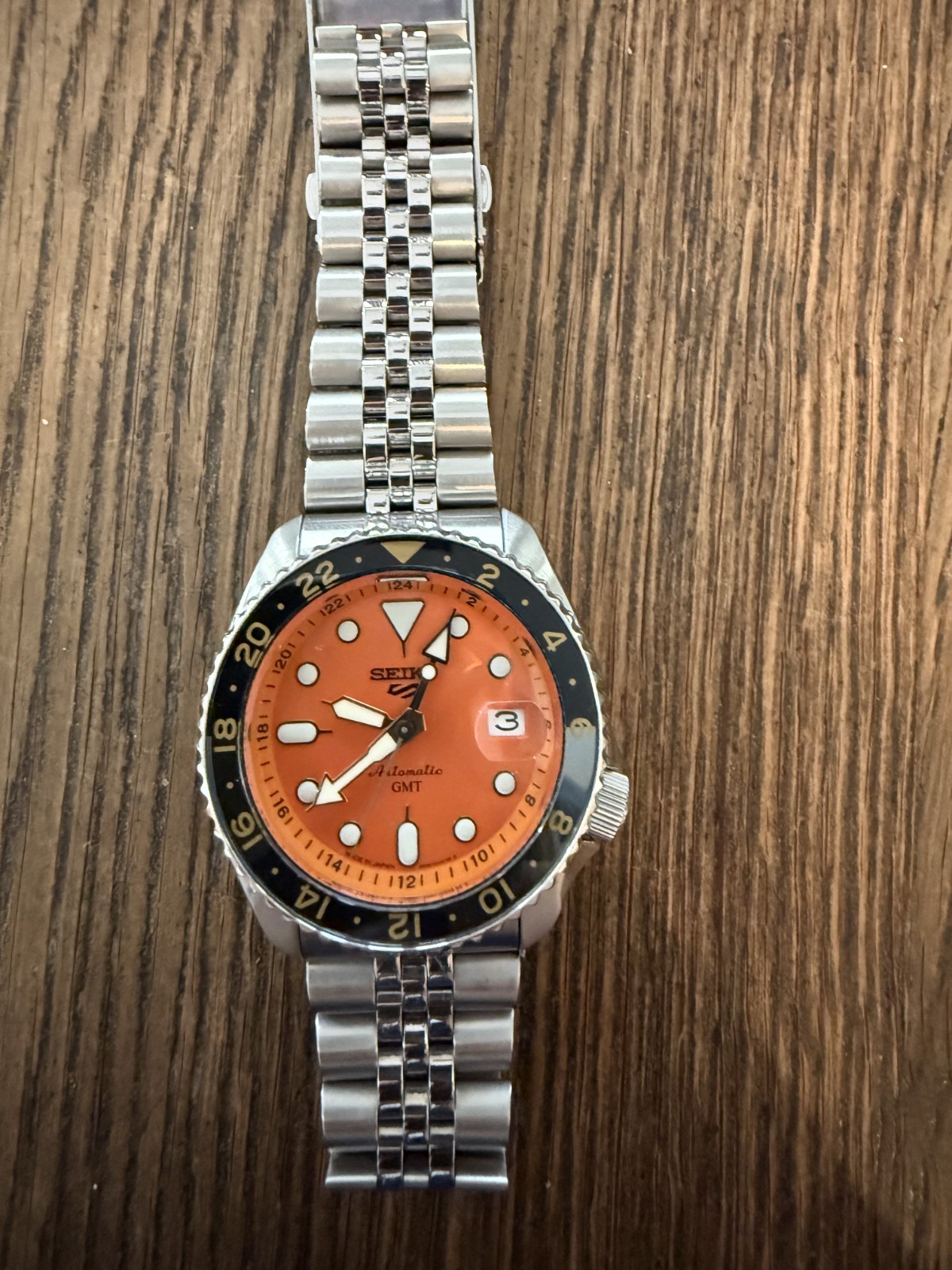 Seiko 5 Sports SKX GMT Series Orange Dial Watch SSK005 Brand New Can’t Find Box