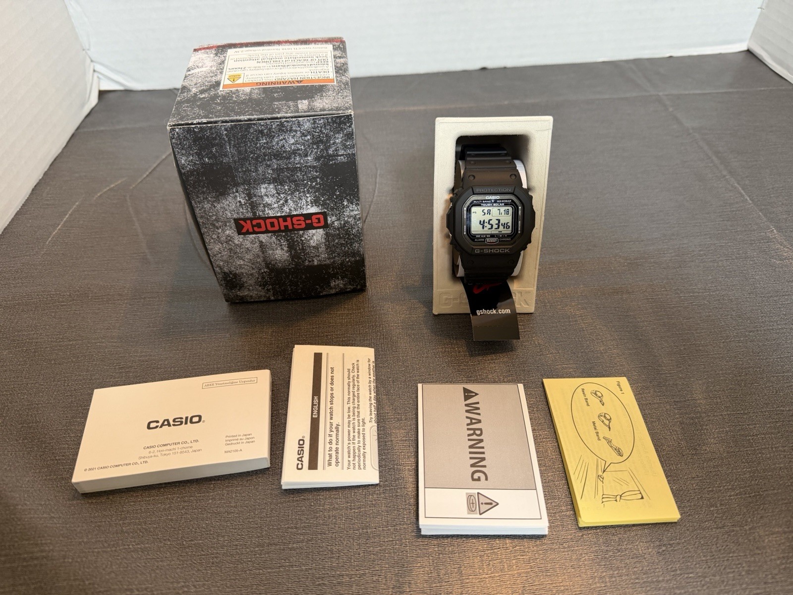 Casio G-Shock GW-5000U-1CR Men’s Black Watch Steel Core Japan Model Hodinkee