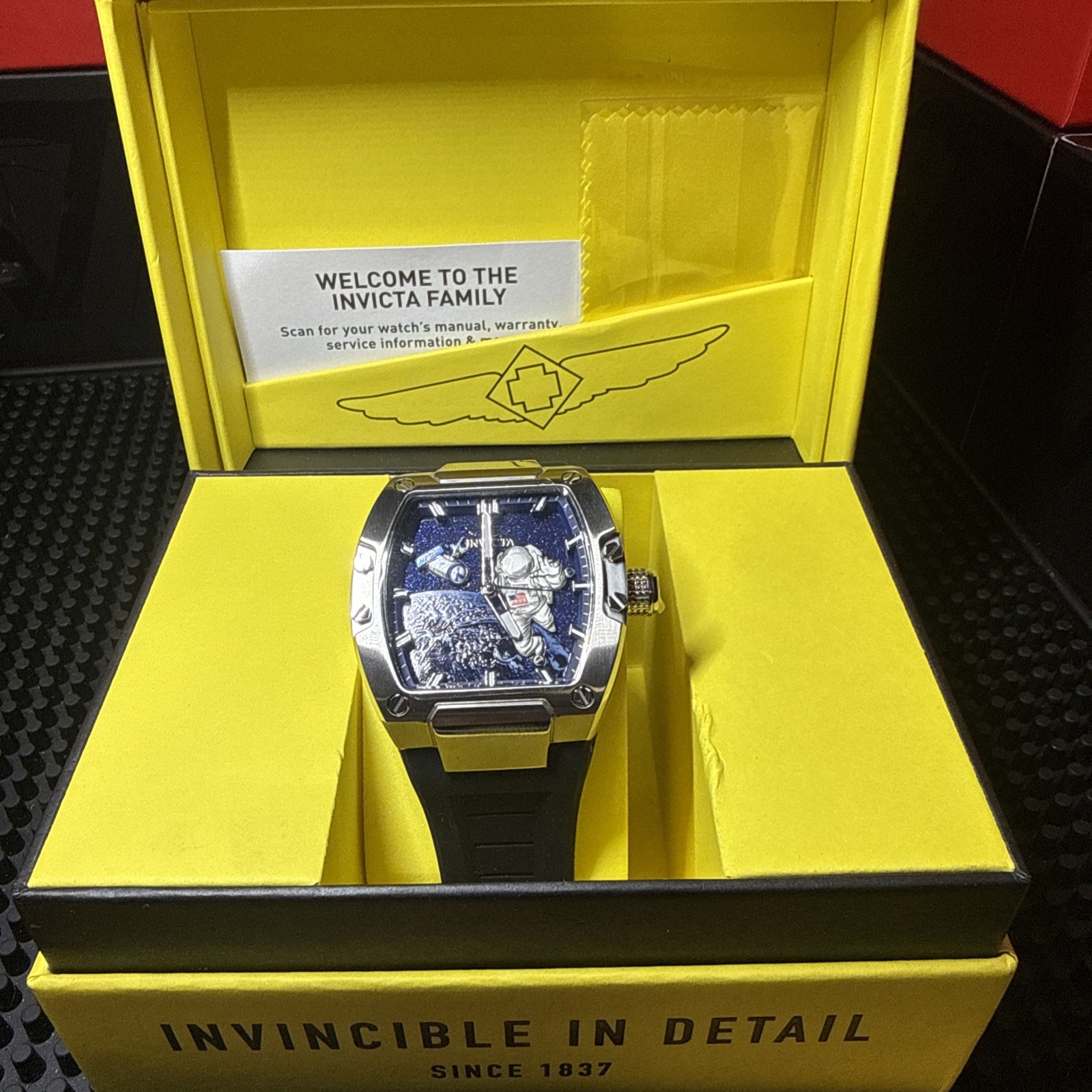 Invicta S1 Rally Moonlander 50643 Astronaut Space Dial 43mm