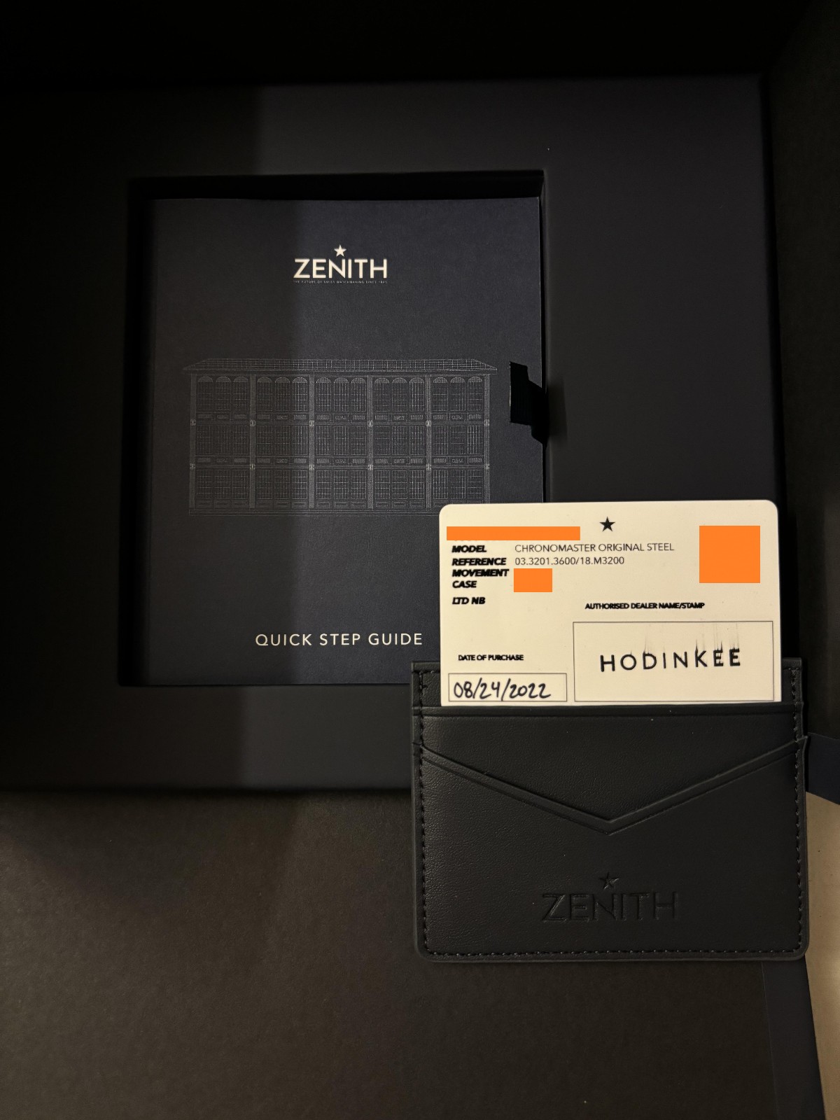 ZENITH Chronomaster Original Hodinkee Salmon dial 2022 Full Set
