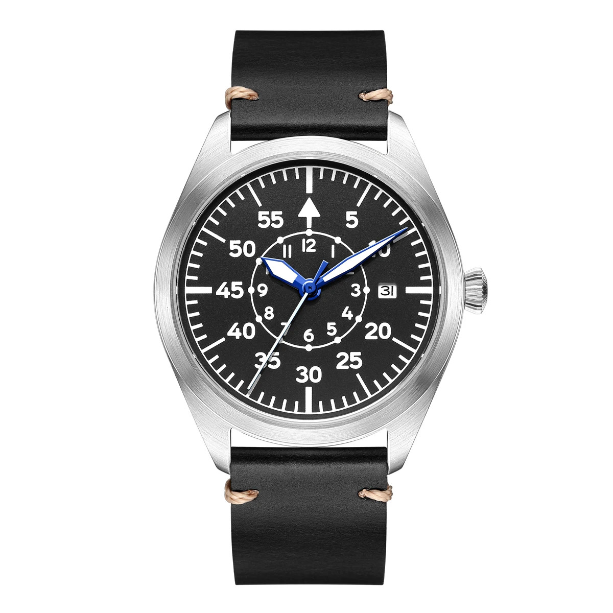 Flieger Type B Pilot Automatic Watch 40mm Sapphire Glass Miyota 8215 Movement