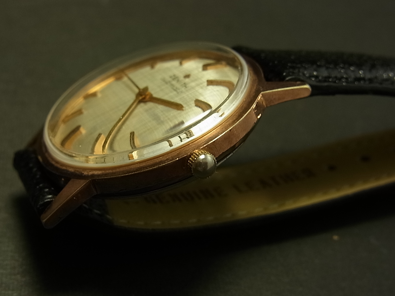 Zenith Rose Gold Filled Automatic Wristwatch /w Date
