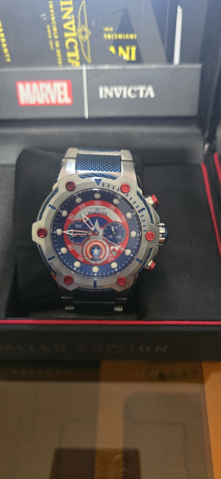 Invicta Men’s Marvel Captain America Watch- Limited Edition