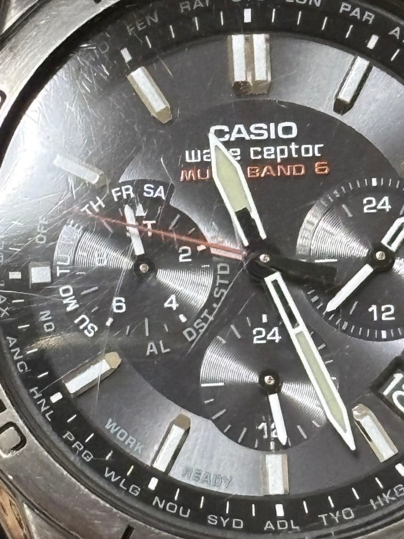 [Tested and working] CASIO Wave Ceptor Solar Radio-Controlled Watch WVQ-M410