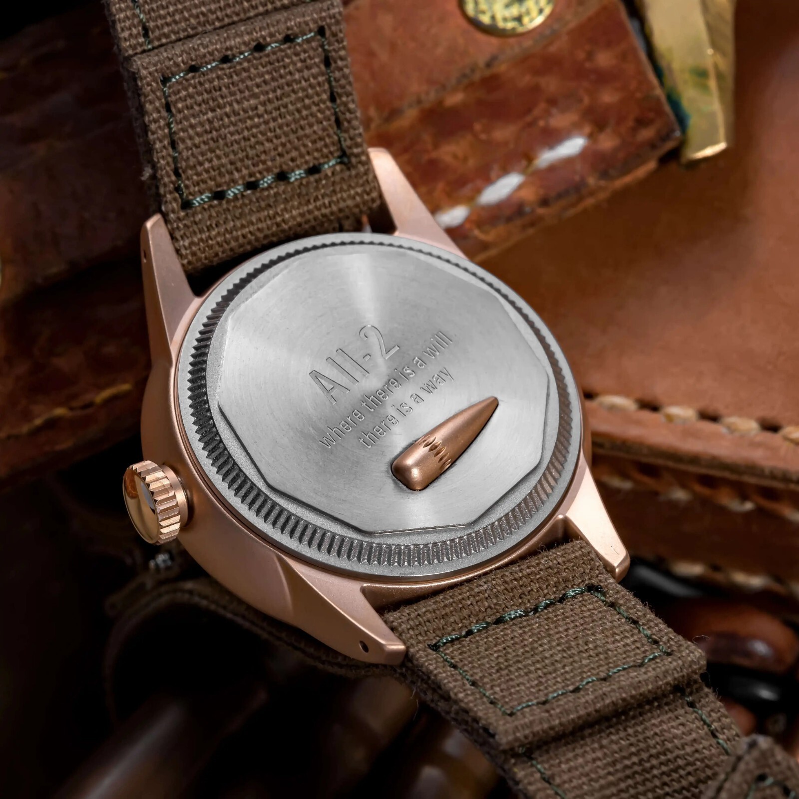 THORN Classic Military A-11 CuSn8 Bronze NH35 Automatic 200m Watch 36mm A11 Ti
