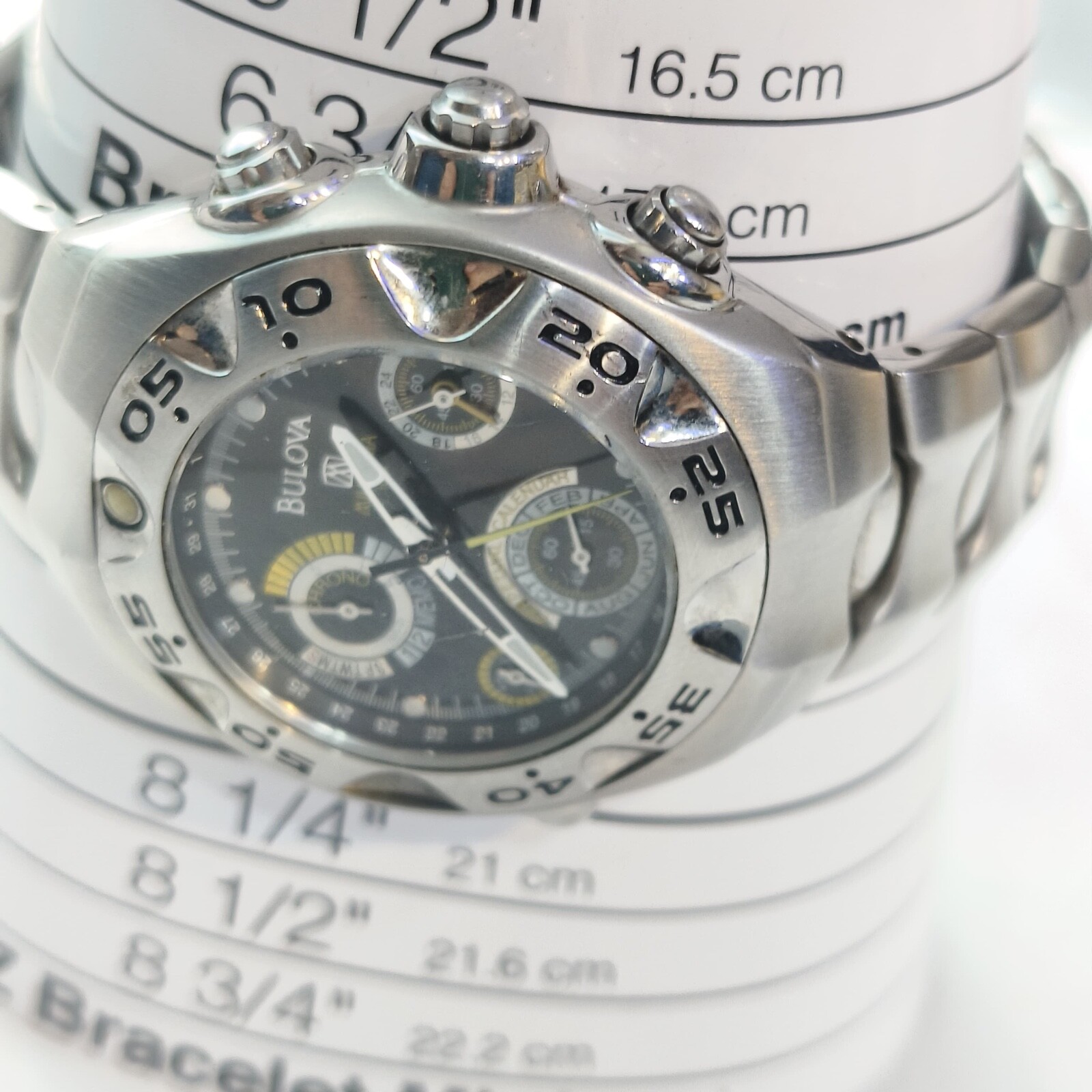 SPECIAL 96C10 BULOVA MILLENNIA PERPETUAL CALENDAR WATCH EB-2