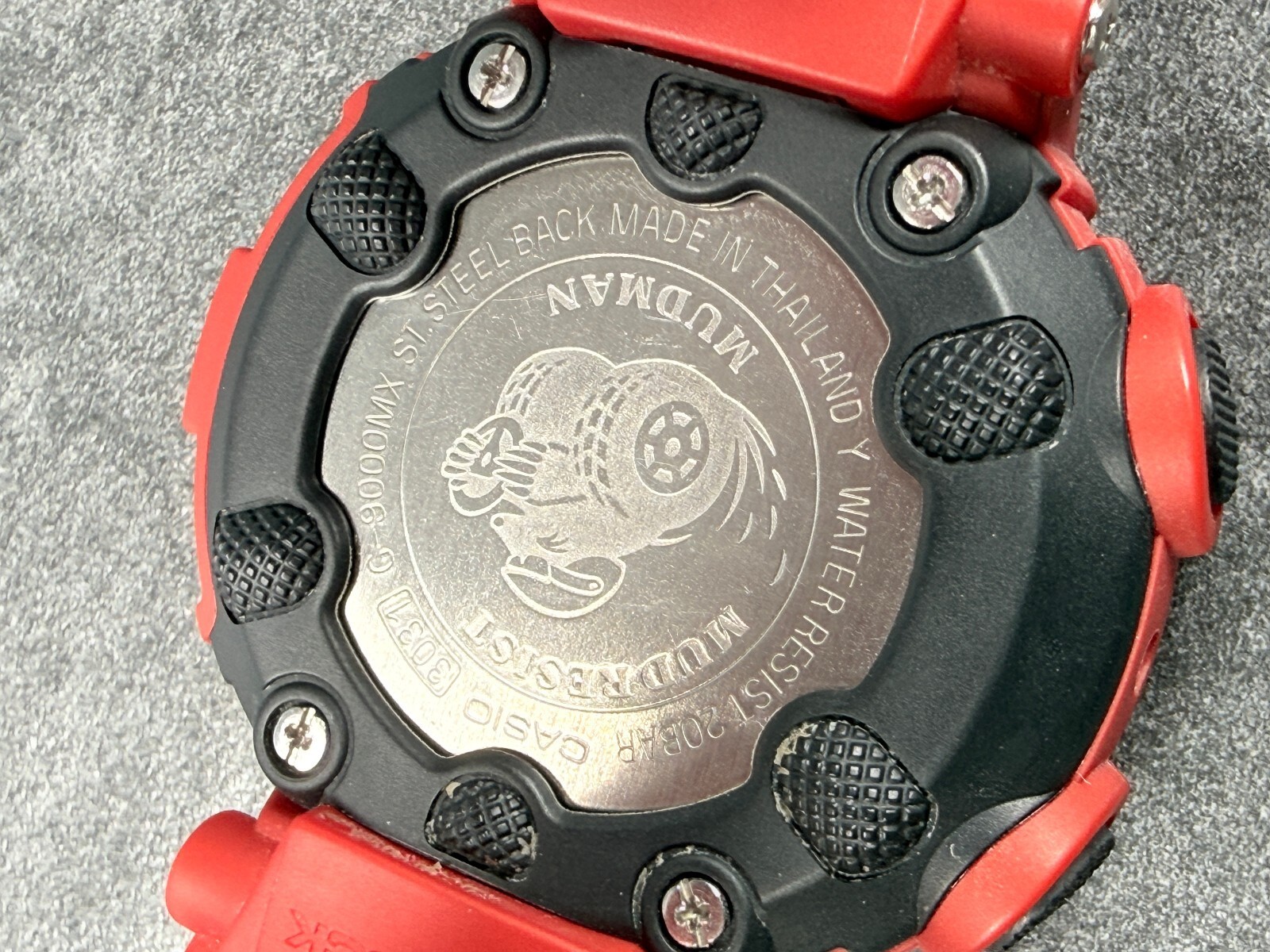 Casio G-Shock Mudman G-9000MX Digital 45mm Red Watch Box Included