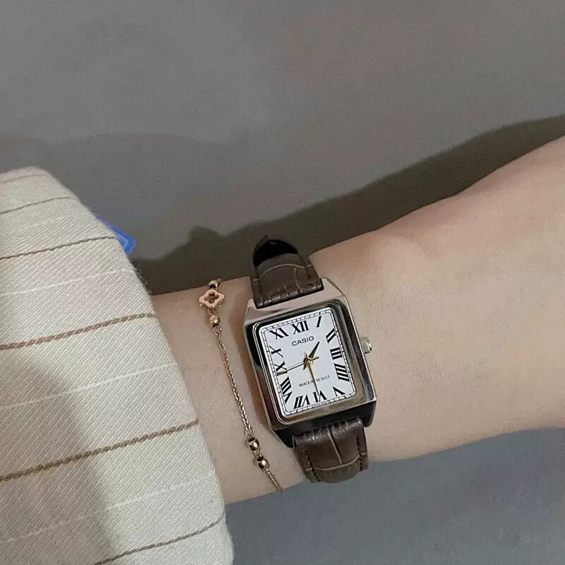 Casio Analog LTP-V007L-7B2 Vintage Women Watch Original leather Band