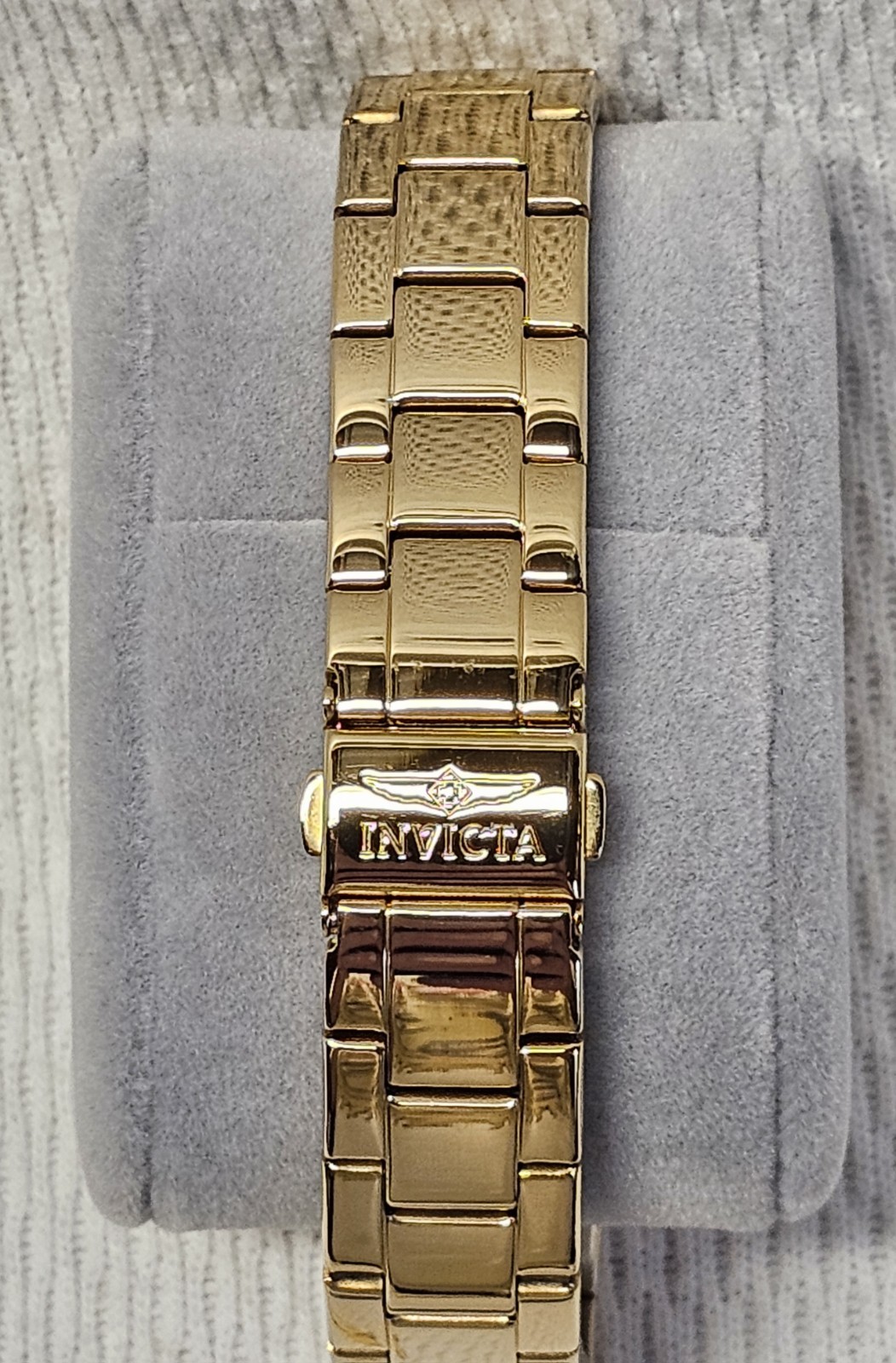 Invicta Angel Gold Tone Ladies Watch #19217 Tritnite Night Glow NWT Flame Fusion