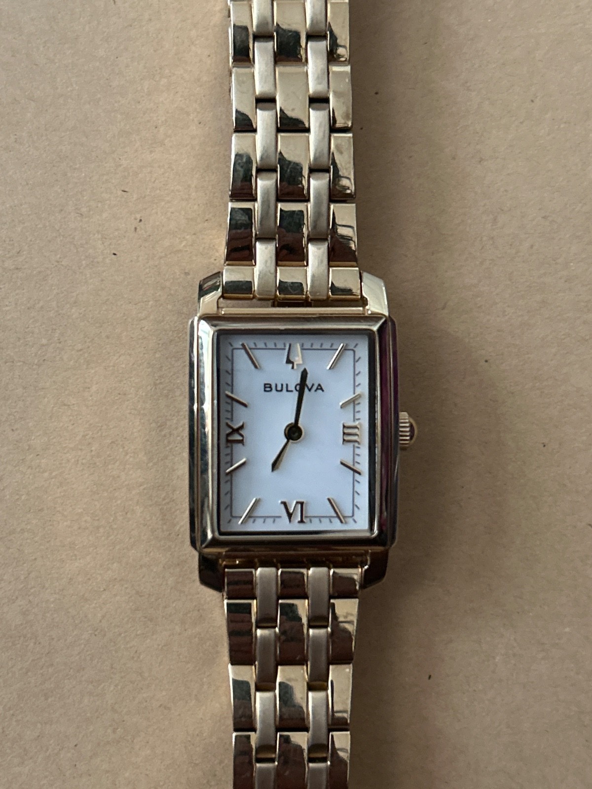 Bulova Women’s Sutton Gold-Tone Stainless Steel Watch (Model 97L177)