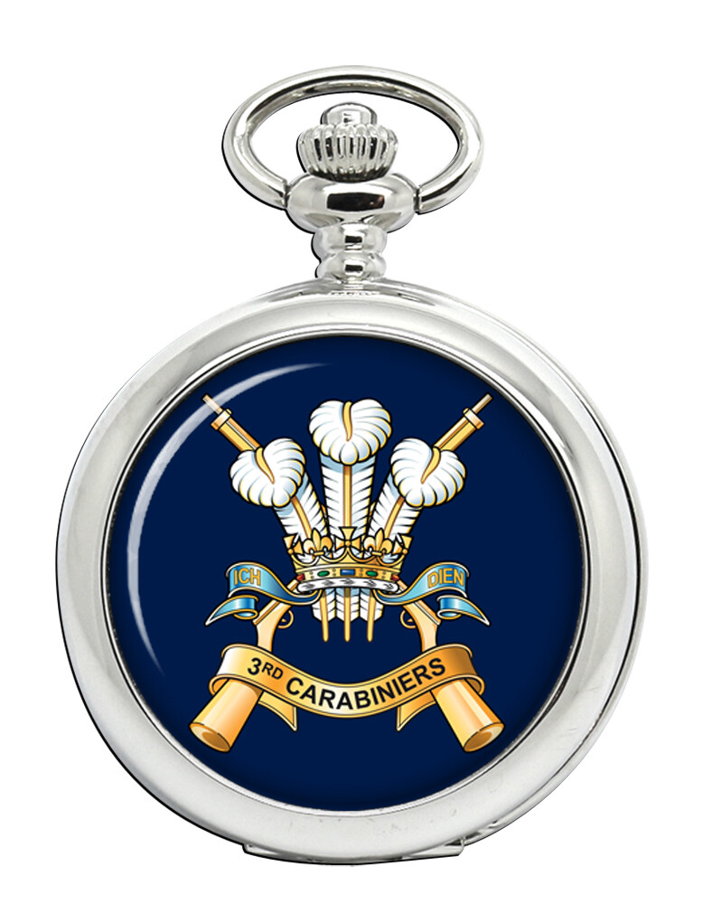 3rd Carabiniers The Prince of Wales’s Dragoon Guards, British Army Pocket Watch