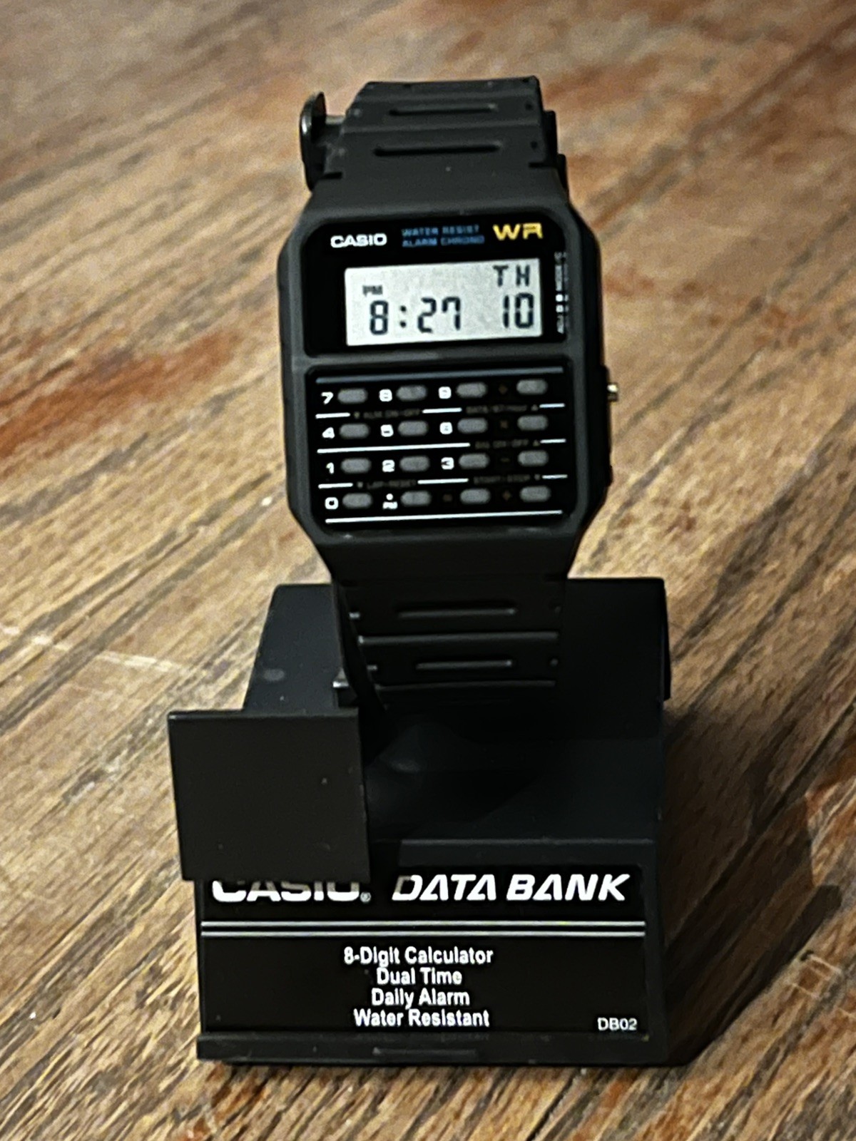 Casio CA53W-1, 8-Digit Calculator Watch, Resin Band, Day/Date, Alarm, Chrono,NEW