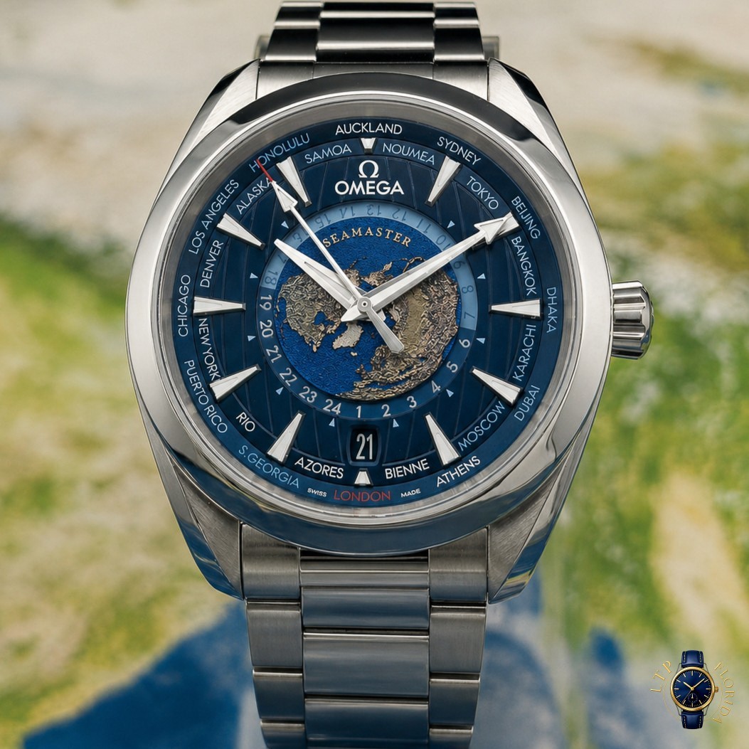 2024 | Omega | Seamaster Aqua Terra Worldtimer | 43MM | 220.10.43.22.03.001