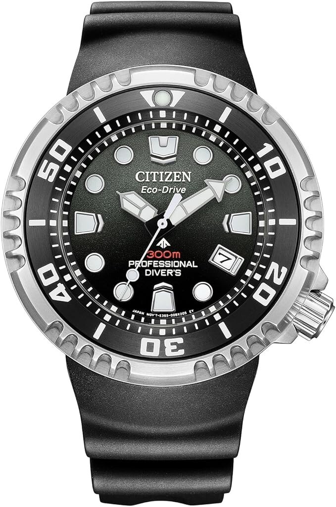 Citizen BN1024-01E Promaster Eco-Drive Sapphire Black Dial 300M Diver NEW
