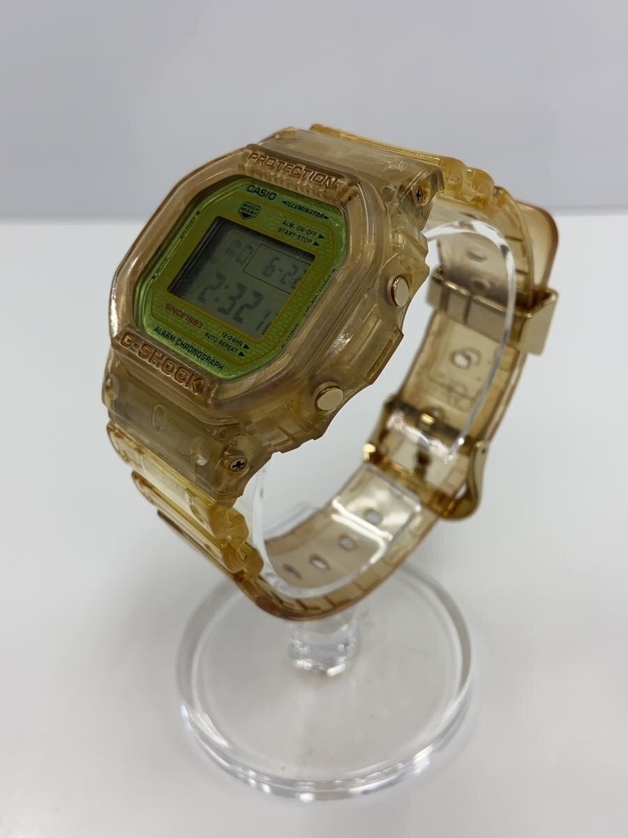 CASIO G-SHOCK DW-5035E-7JR 35th Anniversary Glacier Gold Clear Men Watch Used