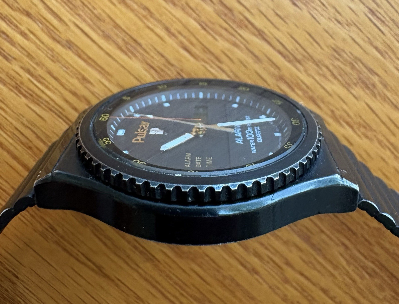 Pulsar Y960-6012, Analog-Digital, Alarm, Dual time, awesome looking!