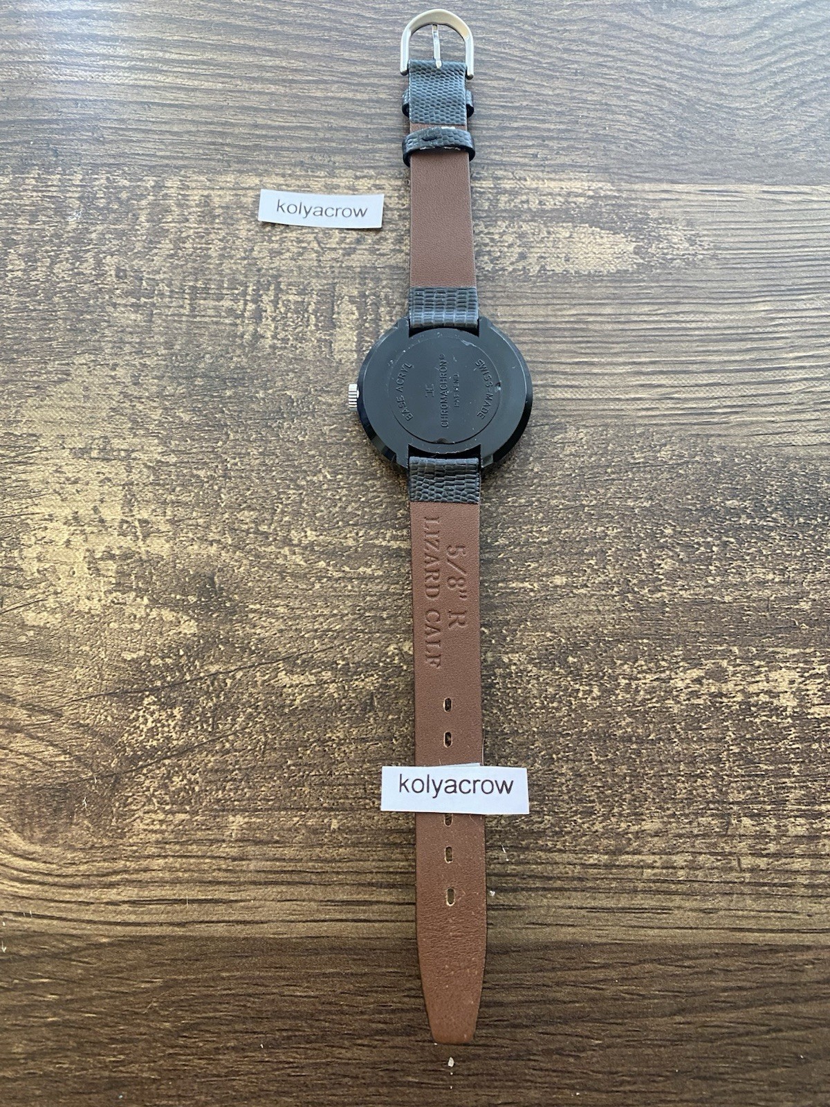 CHROMACHRON MYSTERY DIAL WATCH 🌈 COOL UNIQUE FUTURISTIC SPACE AGE CRAZY HOUR