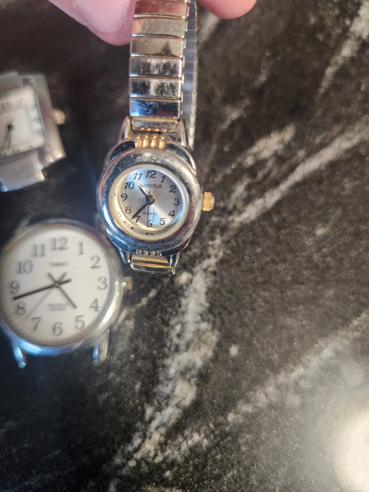 Womans And Mens Quartz Watch Lot, Timex, Lorus, Christian Benet