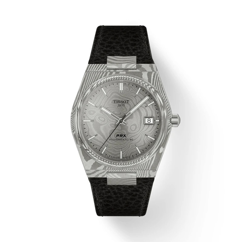 New Tissot PRX Damascus Steel 38mm Men’s Watch T137.807.96.081.00