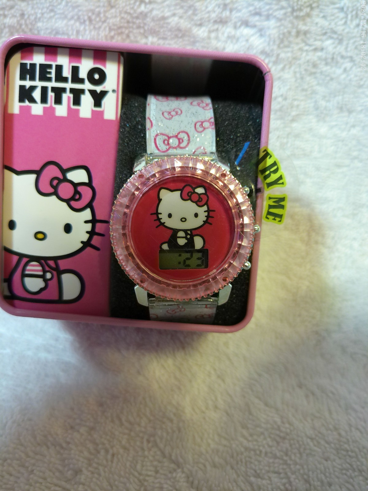Sanrio Hello Kitty Watch In Tin New
