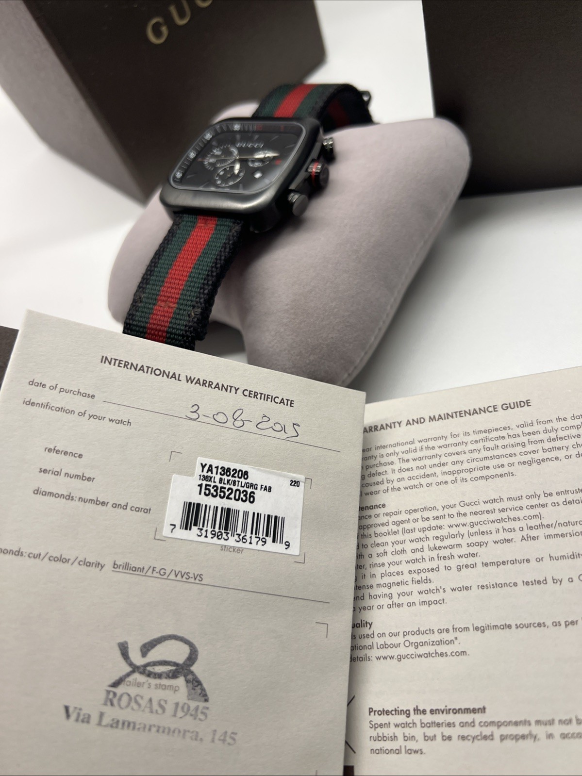 Gucci PVD Watch