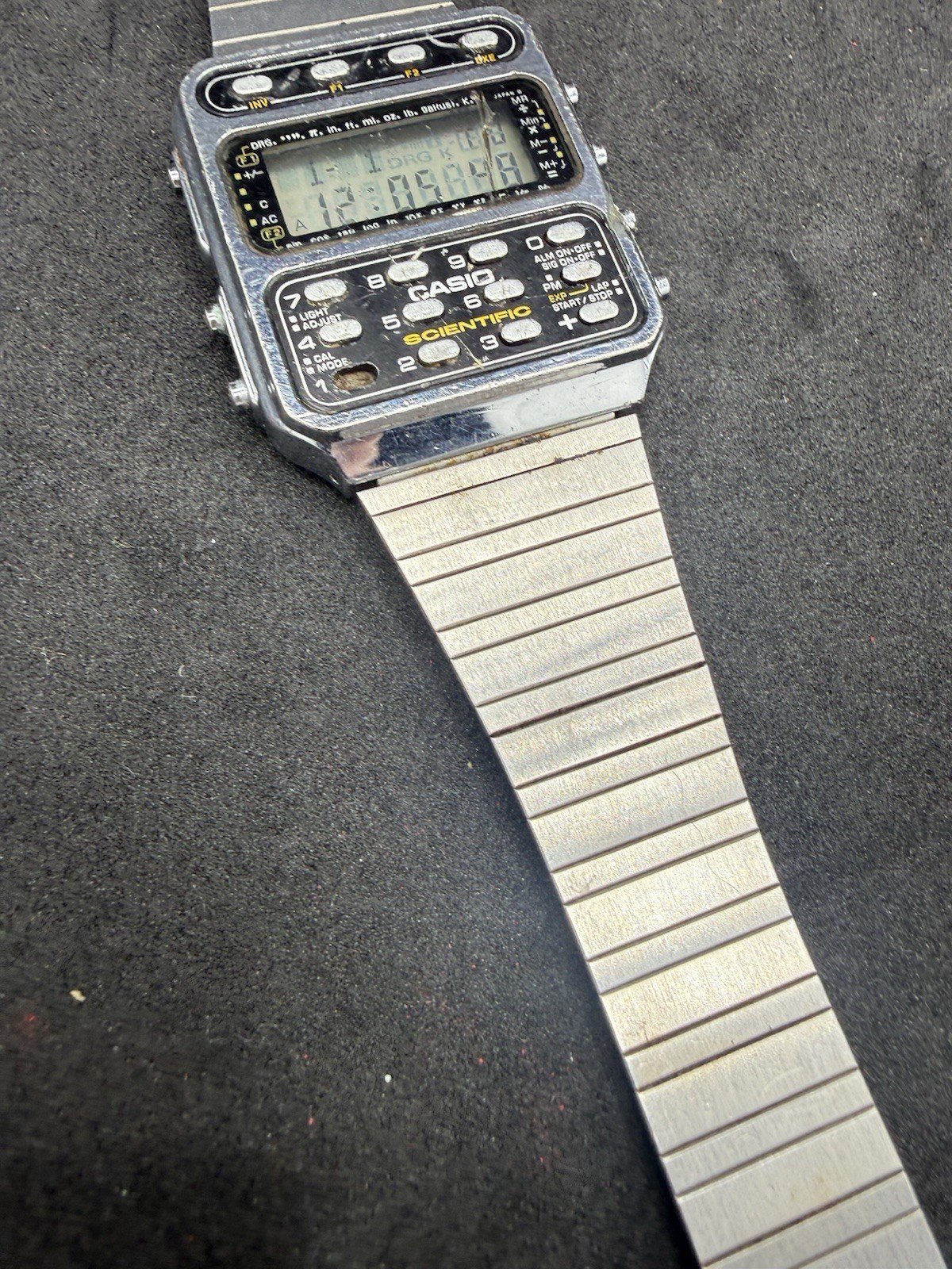 Casio CFX-200 Scientific Calculator Vintage Digital Watch Rare 1980s