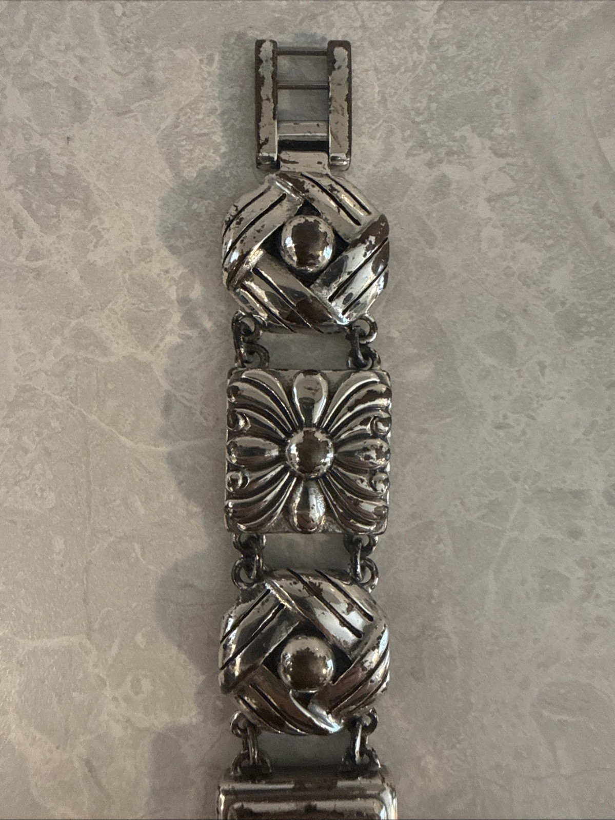 Brighton Sonora Watch Silver Plated Fold Over Clasp 7″ Needs Battery ****