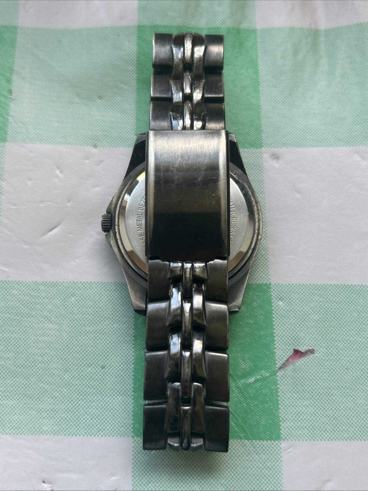 Dark Gray Navy Blue Dial Men’s Quartz Watch