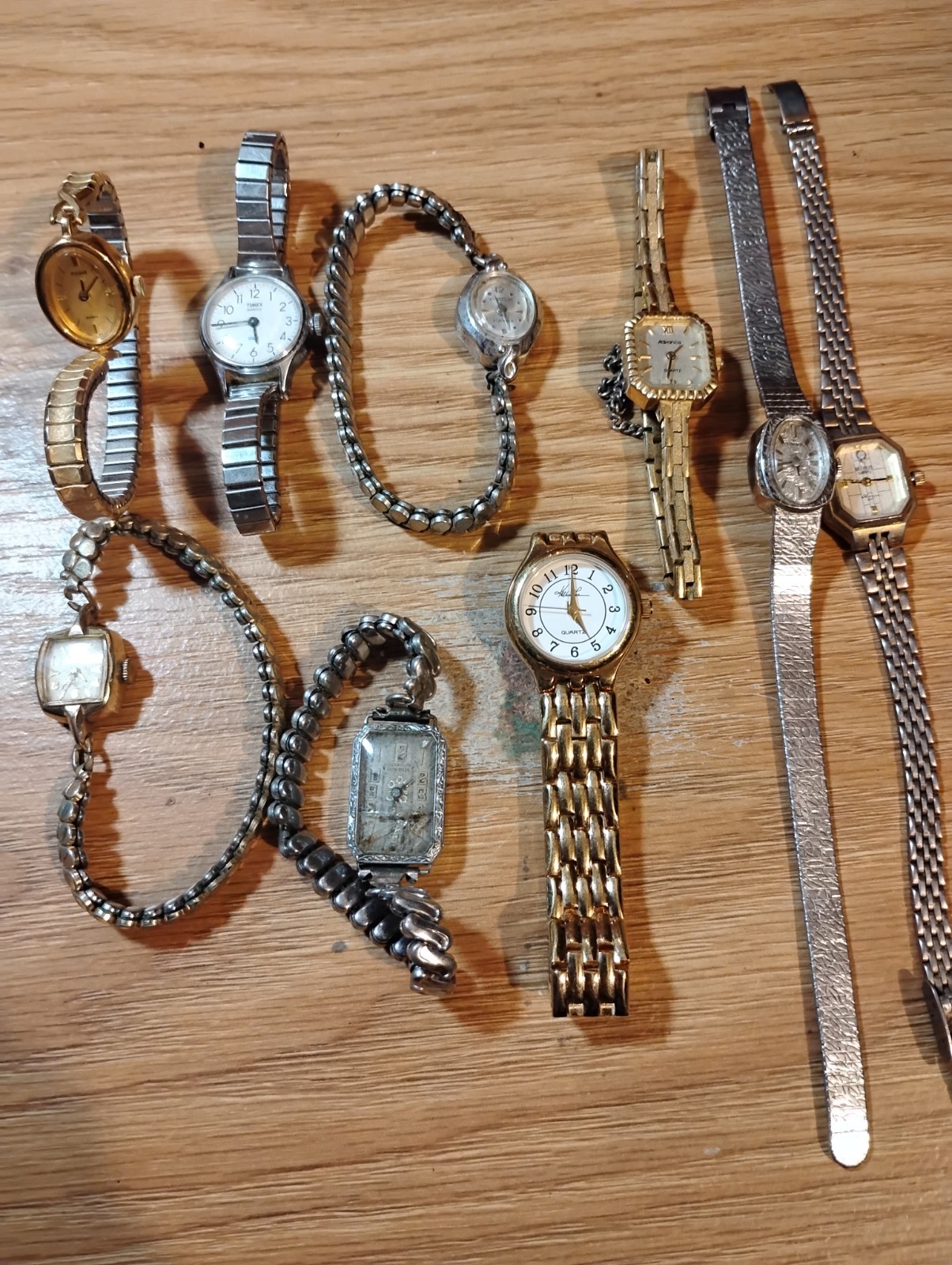 Lot Of 9 Ladies Wrist Watches