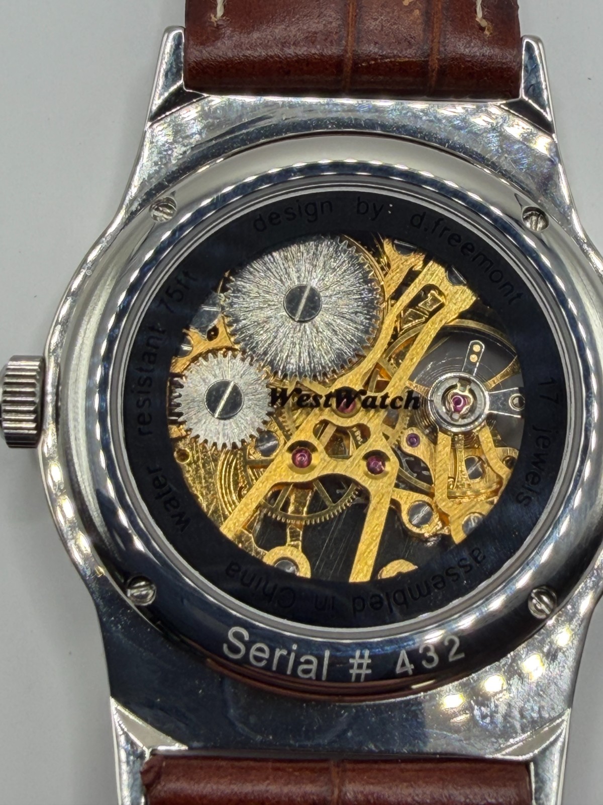 Pristine D.Freemont West Manual-Wind Open-Heart Watch – Never Worn