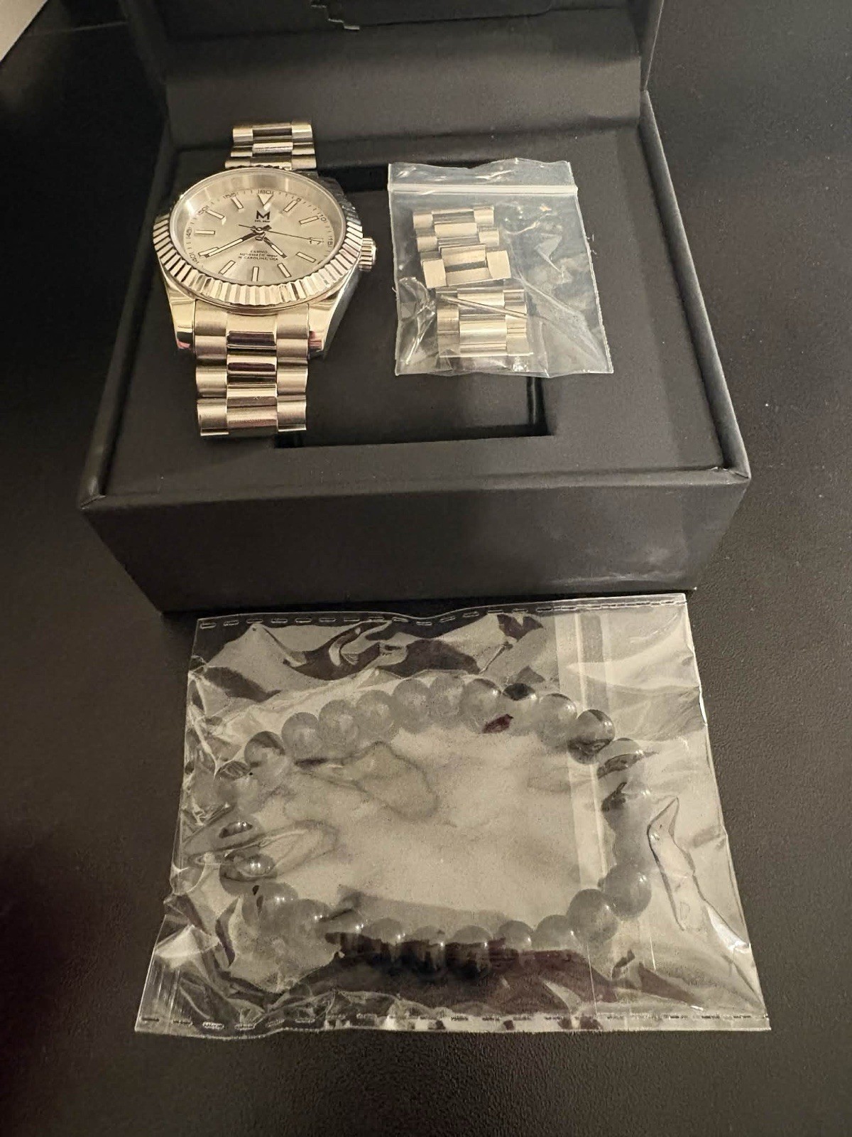 Monterey Men’s Automatic Watch Model Casino, 39mm Silver Dial