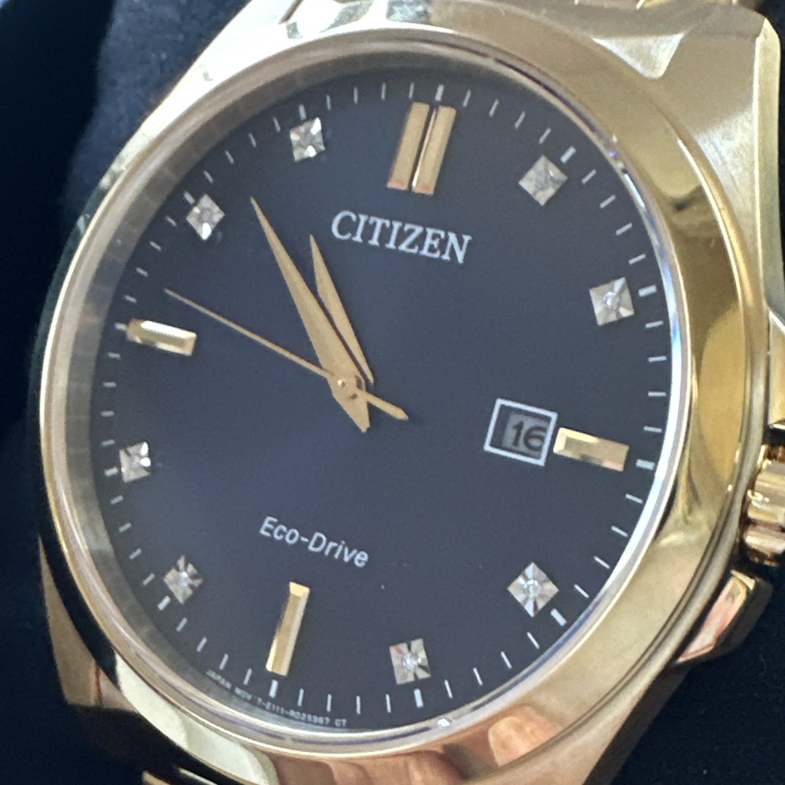 Citizen Men’s Peyten Date Indicator Eco-Drive Gold Watch 41MM BM7103-51L
