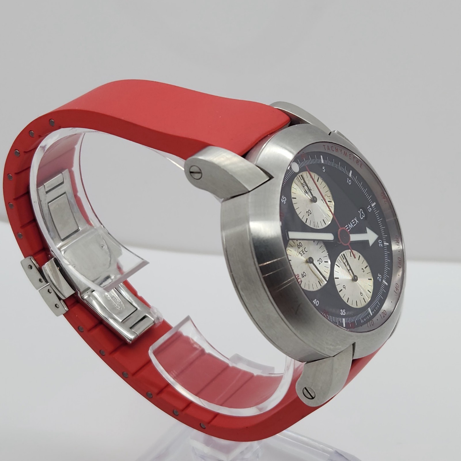 XEMEX Speedway Automatic Chronograph Red Ltd Edition ETA 7750 Men’s Watch Mint