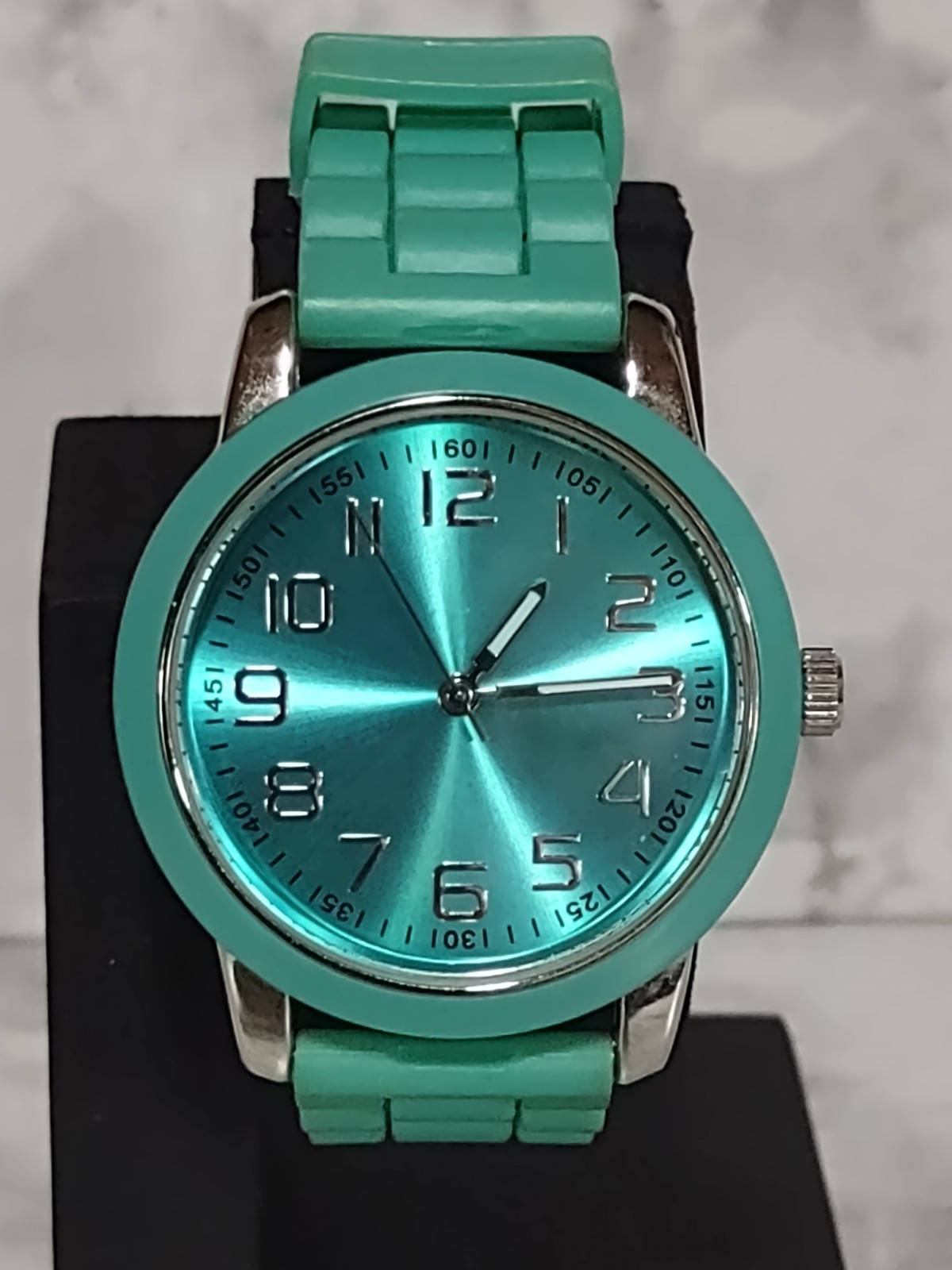 Women’s Watch FMDX264 Analog Teal Silicone Band New Battery