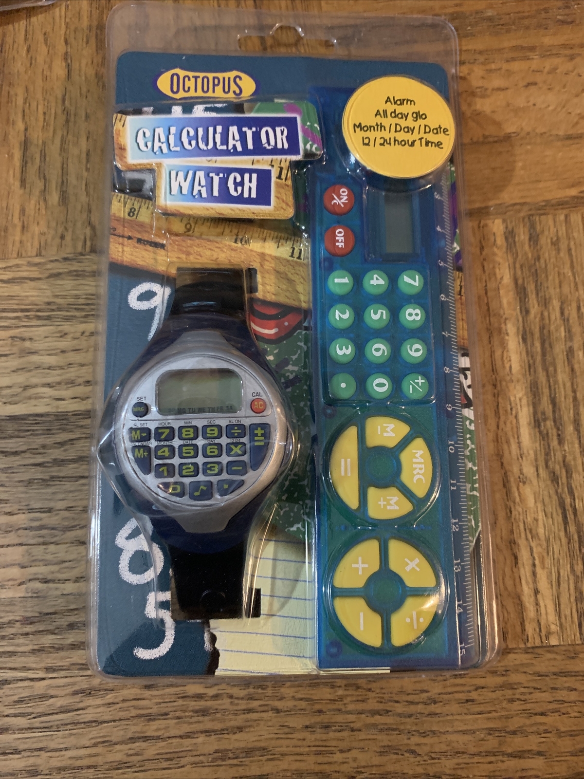 Octopus Calculator Watch Blue Black Grey-Brand New-SHIPS N 24 HOURS